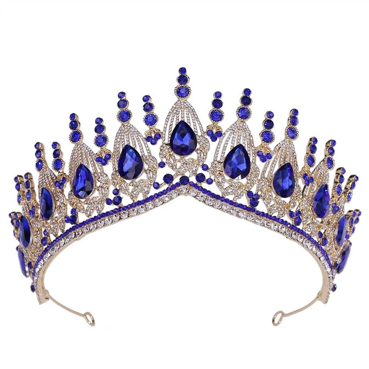 Fashion Luxury Bride Hair Beauty Pageant Crown Rhinestone Bridal Wedding Tiara And Crowns