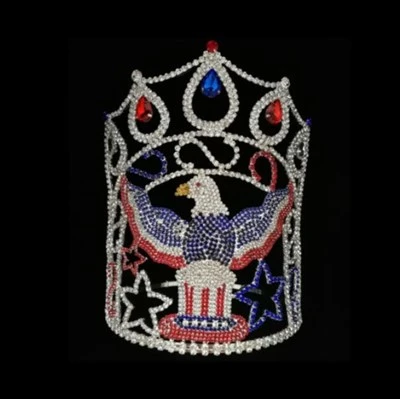 کریستال تاج عقاب Rhinestone ملی مجالس تاج